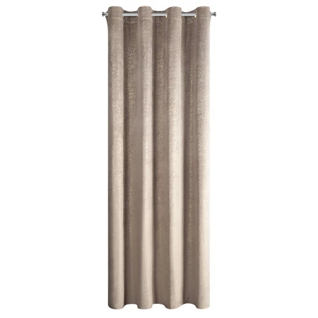Zasłona ZAS/BETHY/BRĄZ 135X250 PRZELOTKI