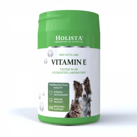 Holista Vitamin E Witamina Przeciwutleniacz Łagodzi Stany Zapalne Psa 200g
