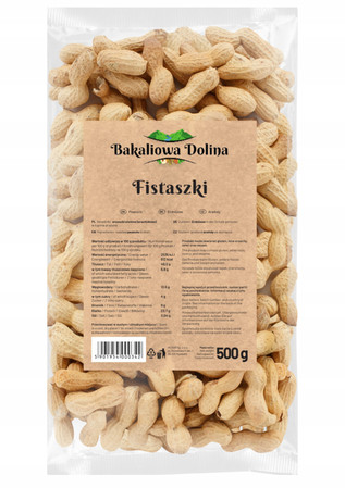 Bakaliowa Dolina Fistaszki 500g KRÓTKA DATA 2026-10-31