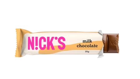 N!CK'S Nicks Baton Milk Chocolate bez cukru 25g