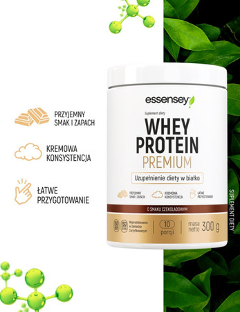 ESSENSEY WHEY PROTEIN PREMIUM odżywka białkowa WPC 300g smal czekolada