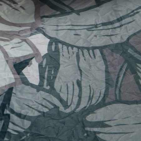 Komplet pościeli Cr, 160 x 200 cm, Stalowy