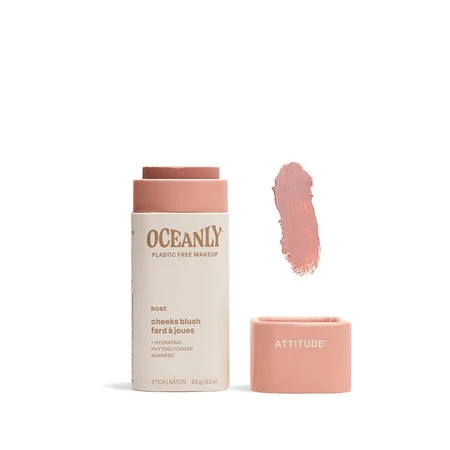 Attitude Oceanly, Róż do policzków, Rose, 8,5 g