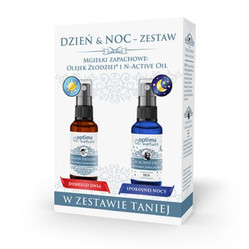 Optima Natura Zestaw Mgiełek Zapachowych Olejek Złodziei i N-Active Sen  2 x 50 ml