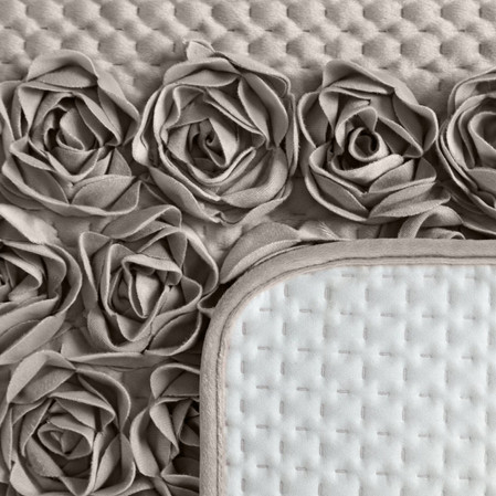 Narzuta CERAMIKA ROSES 170 X 210 CM BEŻOWY