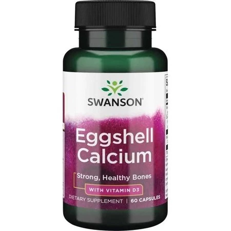 Swanson Eggshell Calcium + Witamina D3 60 T