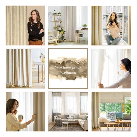 ZASŁONA DEKORACYJNA PIERRE CARDIN MARGO 140 X 250 CM BEŻOWY