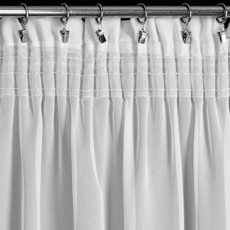 FIRANA GOTOWA TINA NA TAŚMIE 140 X 270 CM BIAŁY