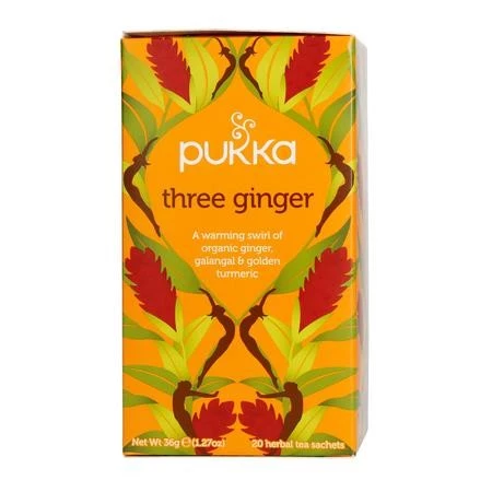 Pukka — Three Ginger, organiczna herbata — x20