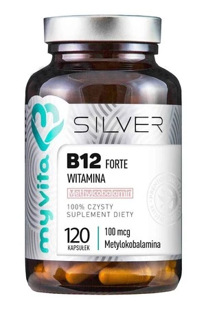 SILVER Witamina B12 100mcg, 120kaps. (Metylokobalamina) MyVita