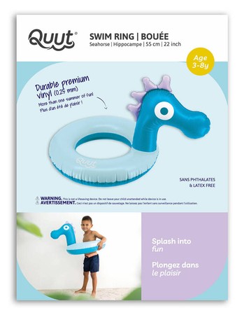 QUUT Kółko do pływania średnie Ø 50 cm Konik morski