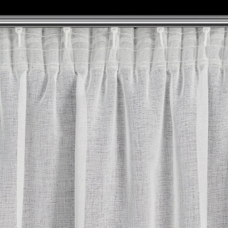 FIRANA GOTOWA MELIA NA TAŚMIE 140 X 270 CM BIAŁY