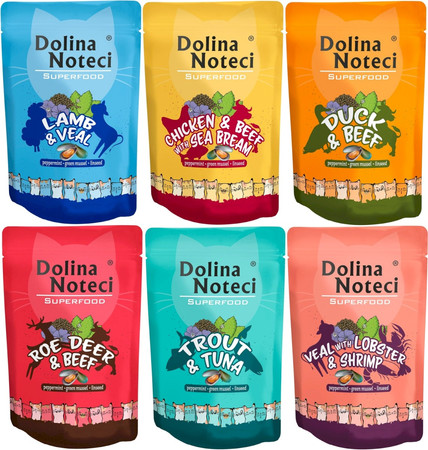 DOLINA NOTECI SUPERFOOD Kot Sarna i Wołowina 85g