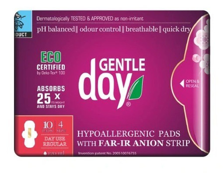 Gentle Day, podpaski z paskiem anionowym na dzień, 10 szt.