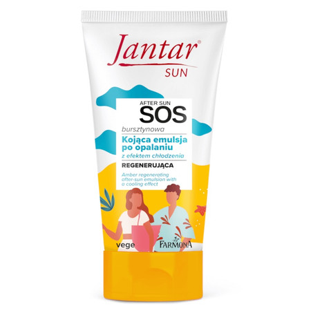 Jantar Sun bursztynowa kojąca emulsja po opalaniu z efektem chłodzenia 150ml