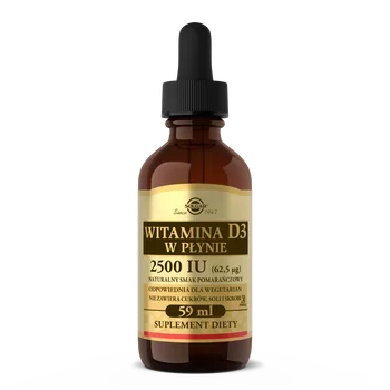 Solgar Liquid Vitamin D3 Cholecalciferol - Witamina D3 w płynie - 59 ml