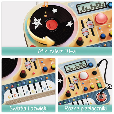 Topbright Interaktywna tablica muzyczna Mały DJ 36m+