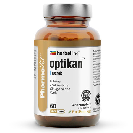  Pharmovit Herballine Optikan na wsparcie wzroku 60 kaps.