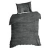 Komplet pościeli Flano 2, 220 x 200 cm, Stalowy