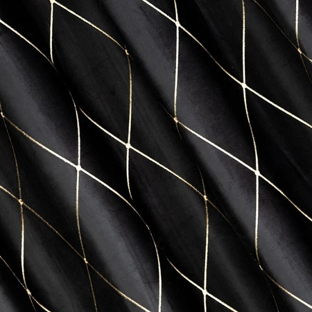 ZASŁONA DEKORACYJNA PIERRE CARDIN MARGO 140 X 250 CM CZARNY