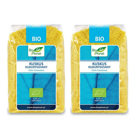 Zestaw: 2x Bio Planet − Kuskus kukurydziany − 400 g
