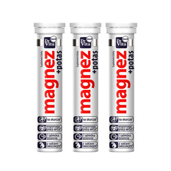 Zestaw: 3x Magnez Skurcz 20 tabletek musujących