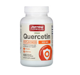 Jarrow Formulas QuercetinKwercetyna 500 mg na wsparcie krążenia 100 kaps. vege