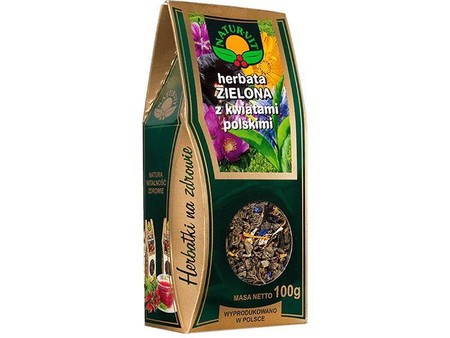 NATURA-WITA Herbata zielona z kwiatami polskimi 100g