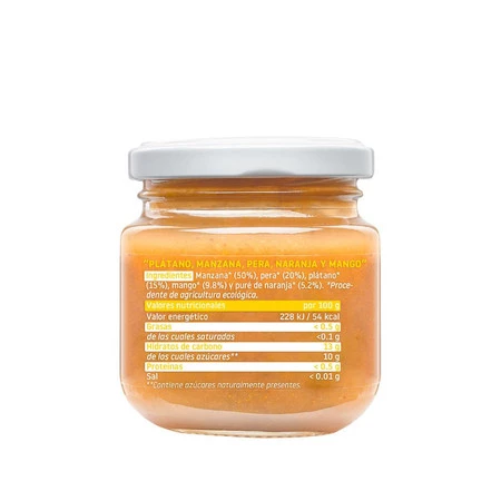 Smileat, BIO Deser wieloowocowy z mango 6m+, 130g