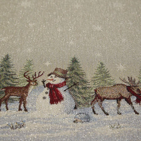 Obrus gobelinowy ze świątecznym rozm.140 x 180 cm