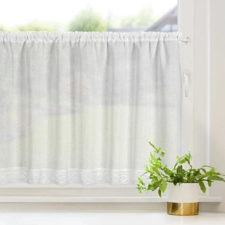 FIRANA GOTOWA VINCE NA TAŚMIE 150 X 60 CM BIAŁY