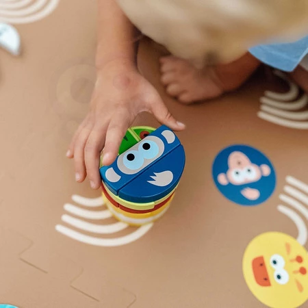 TOOKY TOY Klocki Zwierzęta Gra Zręcznościowa