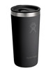 HF-Kubek 12 oz z pokrywą PRESS-IN, czarny