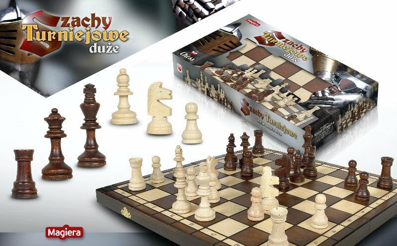 Szachy turniejowe duże Magiera 42 cm