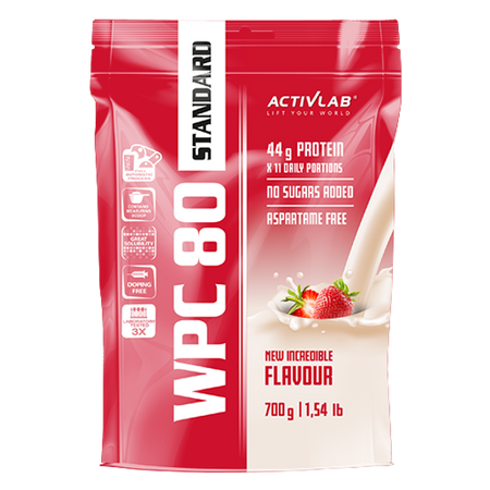 ACTIVLAB WPC 80 STANDARD odżywka białkowa 700g smak wanilia