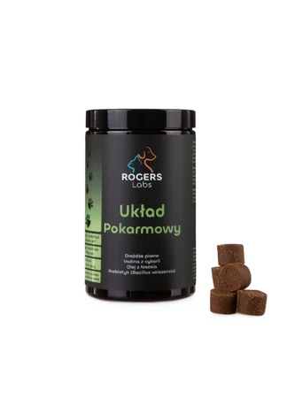 Rogers Labs Układ Pokarmowy - przysmak - kąsek funkcjonalny dla psa - 60szt - 180 g