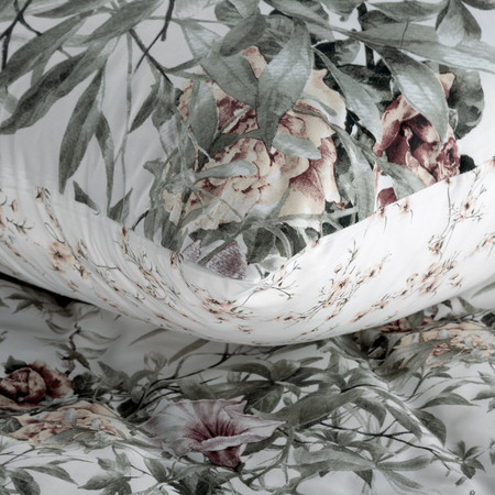 Komplet pościeli satynowej Nika 53, 220 x 200 cm, Biały
