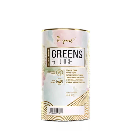 SO GOOD! BŁONNIK GREENS & JUICE CYTRYNOWY 360 g