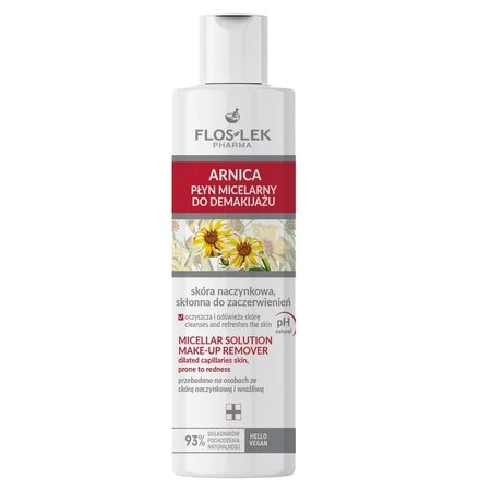 Arnica płyn micelarny do demakijażu skóry naczynkowej 225ml