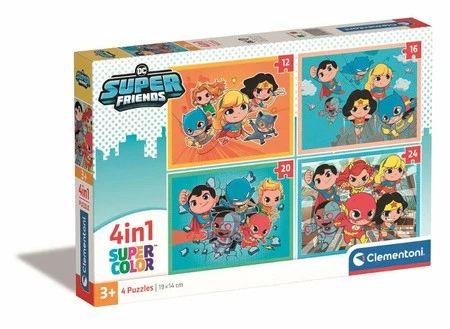 Clementoni Puzzle 4w1 DC Superfriends 21520