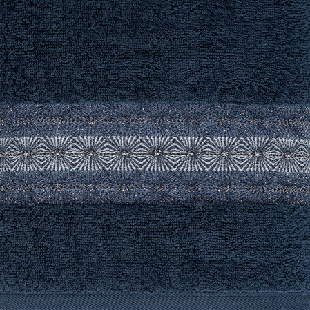 Ręcznik Malika (04), 50 x 90 cm, Granatowy
