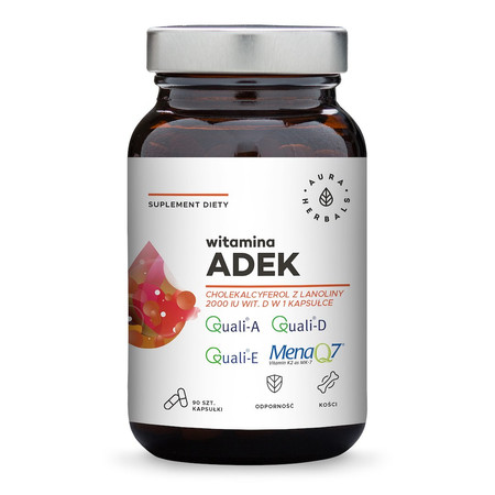 Aura Herbals Witamina ADEK komplels witamin 90 kaps.