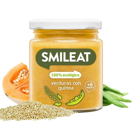 Smileat, BIO Słoiczek z warzywami i komosą ryżową 6m+, 230 g