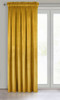 ZASŁONA GOTOWA MELANIE NA TAŚMIE 140 X 270 CM MUSZTARDOWY