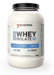 7NUTRITION NATURAL WPI 90 odżywka białkowa izolat 2000g smak Naturalny