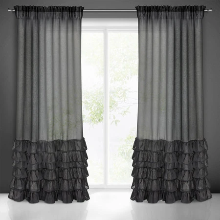 FIRANA GOTOWA DOLLY NA TAŚMIE 140 X 250 CM CZARNY