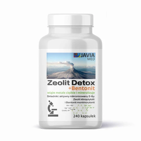 Zeolit  Detox Plus Bentonit 240 X 0,9 g