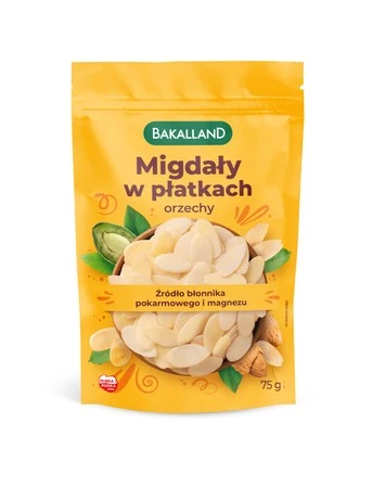 Bakalland Migdały w płatkach 75g