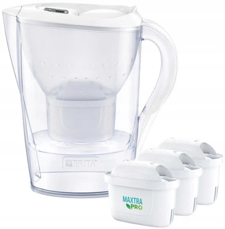 Brita Dzbanek filtrujący BRITA Marella Biały + 3 x wkład Maxtra Pro Pure Performance