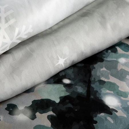 Komplet pościeli satynowej SW/POS/FOREST 140X200 70X80/X1